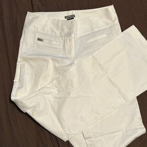Express white women’s editor slacks